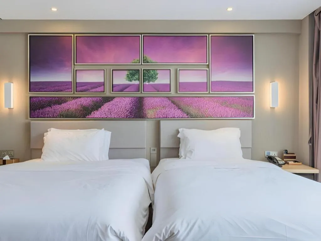 Bed in Lavande Hotels·Qingdao Wusi Square