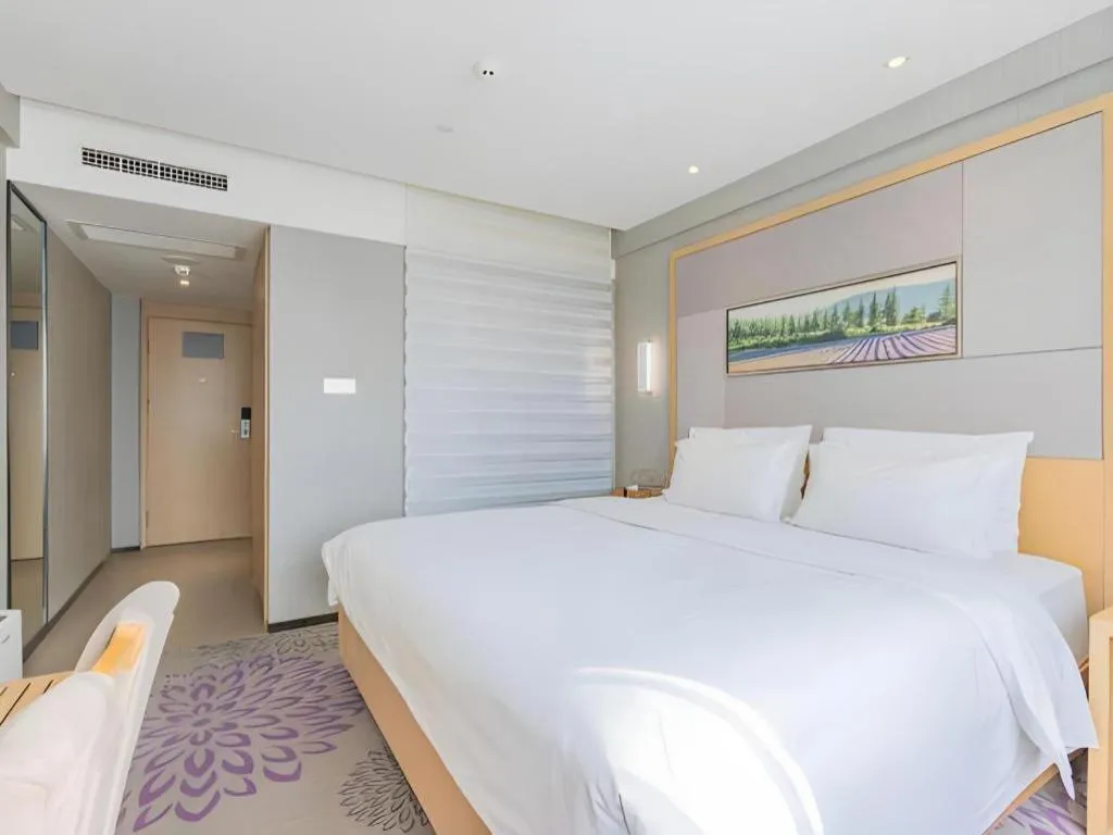 Bed in Lavande Hotels·Qingdao Wusi Square