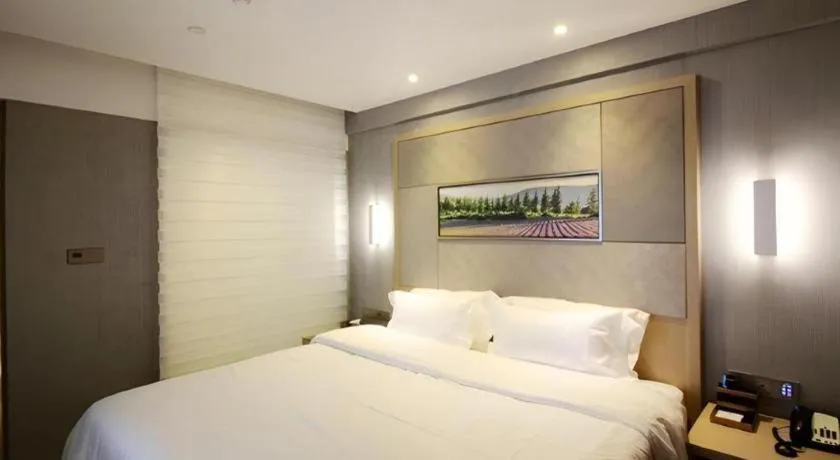 Bed in Lavande Hotels·Qingdao Wusi Square
