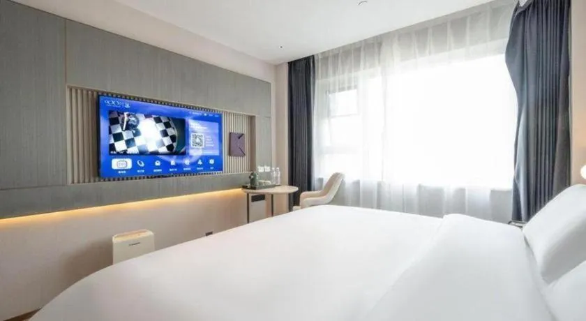 Bed in Lavande Hotels·Qingdao Wusi Square