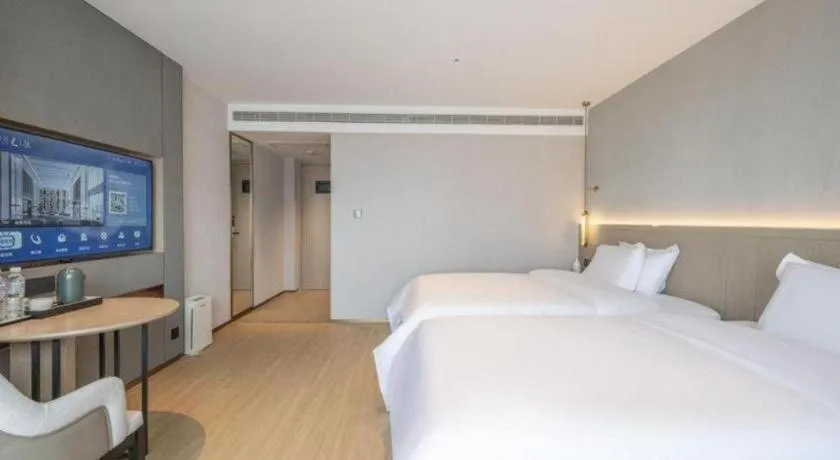 Bed in Lavande Hotels·Qingdao Wusi Square