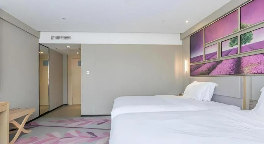 Bed in Lavande Hotels·Qingdao Wusi Square