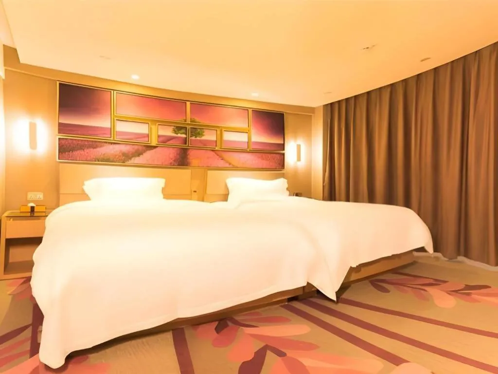 Bed in Lavande Hotels·Qingdao Wusi Square