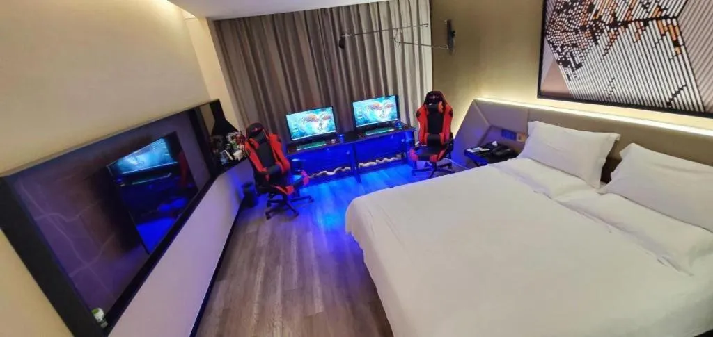 Bed in IU Hotels·Nanning Zoo Metro Station RT-Mart