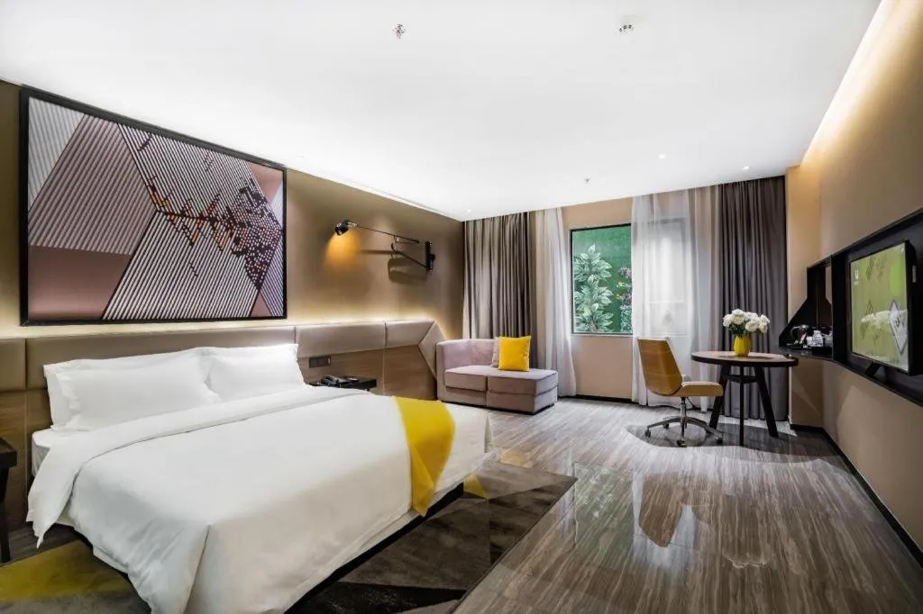 Bed in IU Hotels·Nanning Zoo Metro Station RT-Mart