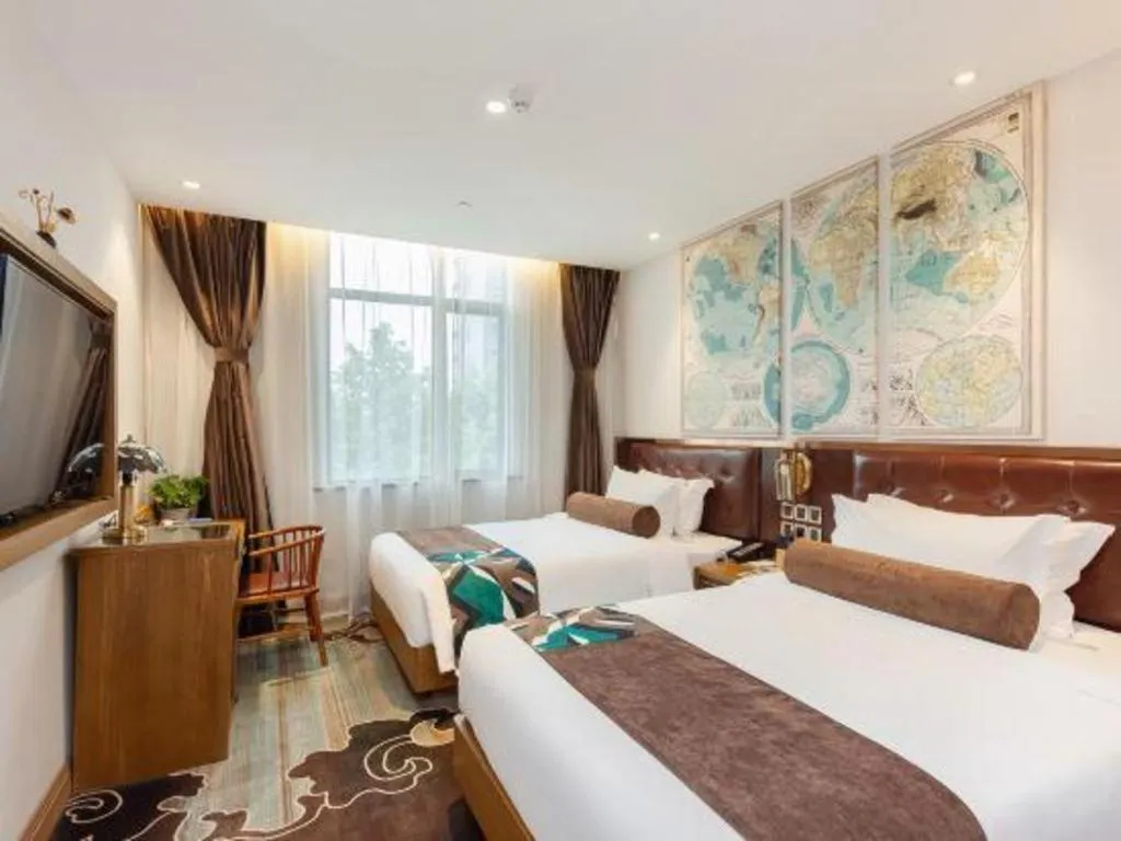 Bed in James Joyce Coffetel·Shanghai Zhuanqiao Wanda Plaza