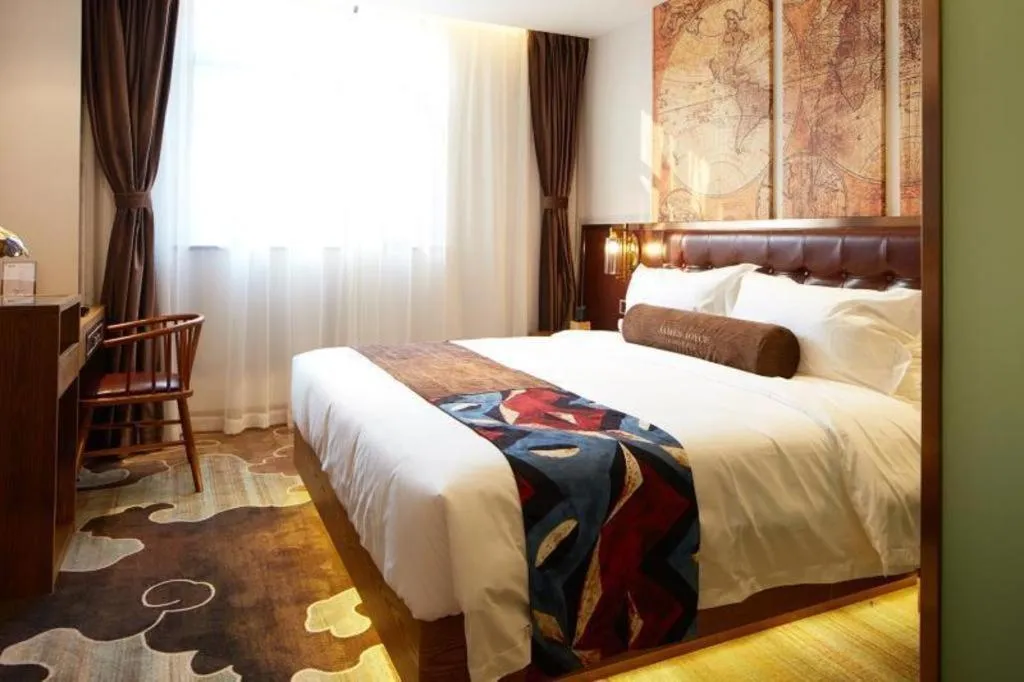 Bed in James Joyce Coffetel·Shanghai Zhuanqiao Wanda Plaza