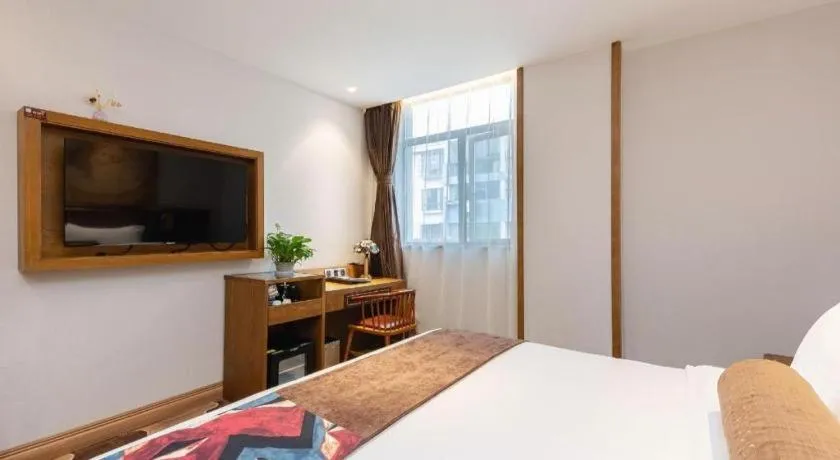 Bed in James Joyce Coffetel·Shanghai Zhuanqiao Wanda Plaza