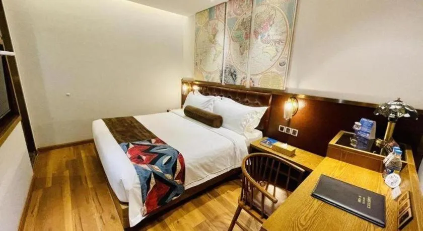 Bed in James Joyce Coffetel·Shanghai Zhuanqiao Wanda Plaza