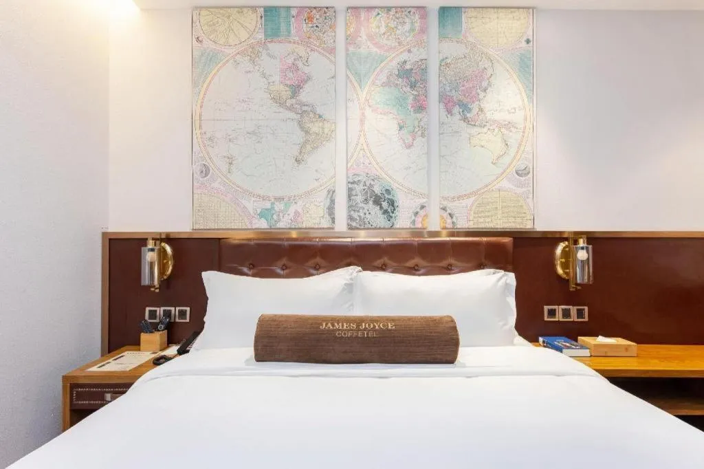 Bed in James Joyce Coffetel·Shanghai Zhuanqiao Wanda Plaza