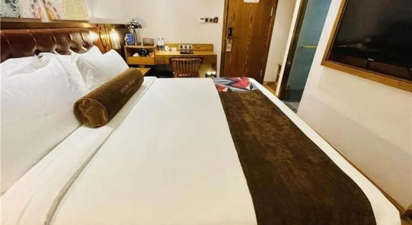 Bed in James Joyce Coffetel·Shanghai Zhuanqiao Wanda Plaza