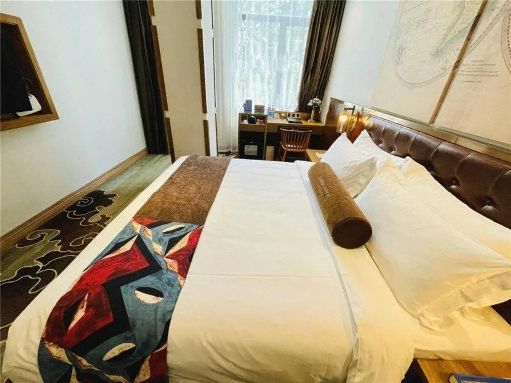 Bed in James Joyce Coffetel·Shanghai Zhuanqiao Wanda Plaza