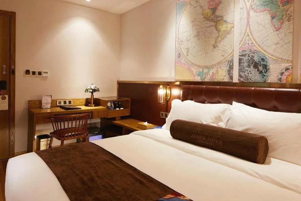 Bed in James Joyce Coffetel·Shanghai Zhuanqiao Wanda Plaza