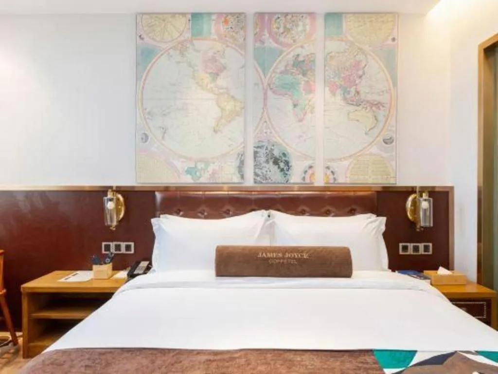 Bed in James Joyce Coffetel·Shanghai Zhuanqiao Wanda Plaza
