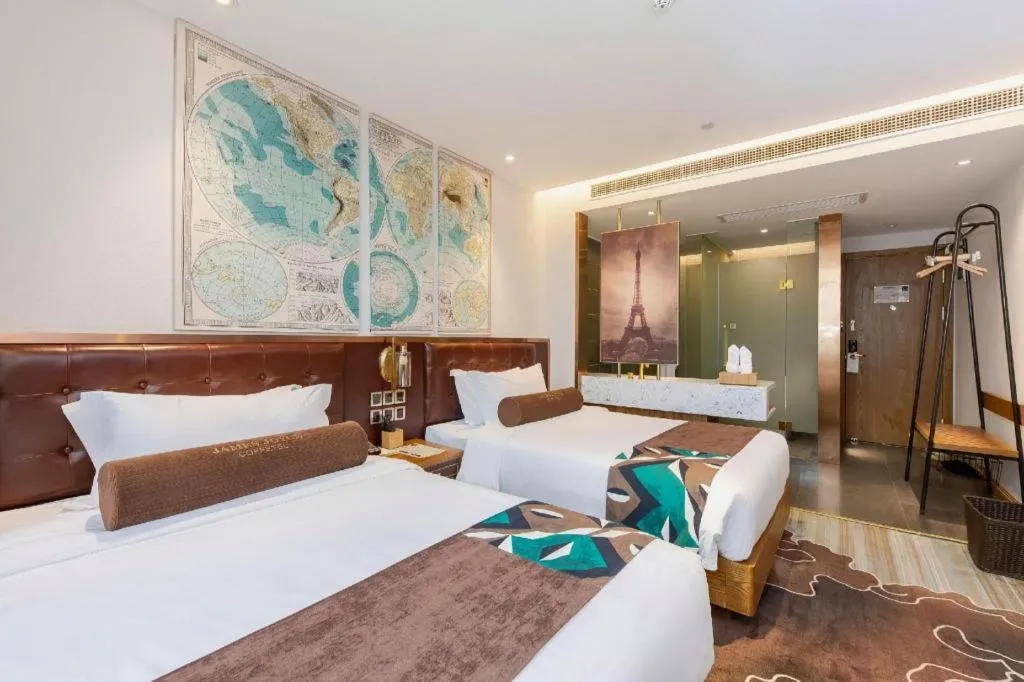 Bed in James Joyce Coffetel·Shanghai Zhuanqiao Wanda Plaza