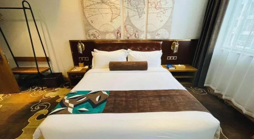 Bed in James Joyce Coffetel·Shanghai Zhuanqiao Wanda Plaza