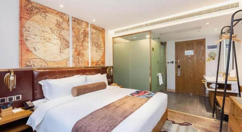 Bed in James Joyce Coffetel·Shanghai Zhuanqiao Wanda Plaza