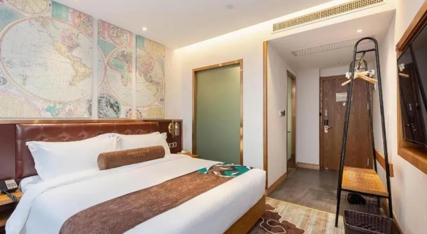 Bed in James Joyce Coffetel·Shanghai Zhuanqiao Wanda Plaza