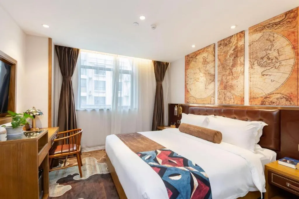 Bed in James Joyce Coffetel·Shanghai Zhuanqiao Wanda Plaza