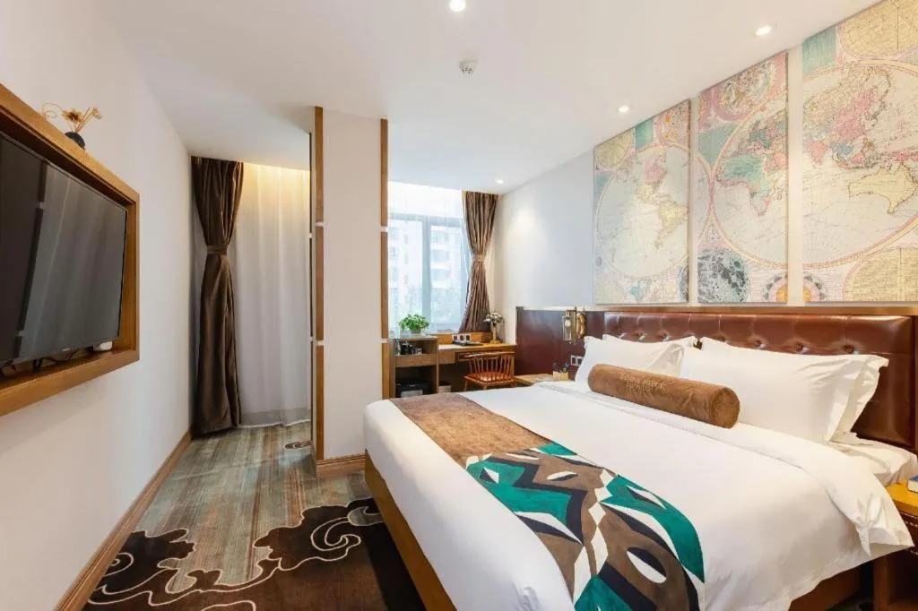 Bed in James Joyce Coffetel·Shanghai Zhuanqiao Wanda Plaza