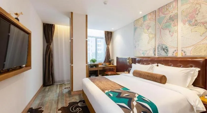 Bed in James Joyce Coffetel·Shanghai Zhuanqiao Wanda Plaza