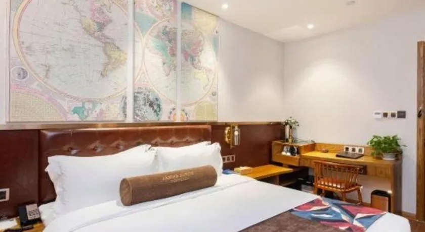 Bed in James Joyce Coffetel·Shanghai Zhuanqiao Wanda Plaza