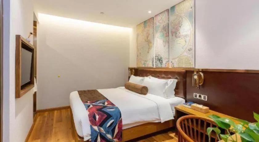 Bed in James Joyce Coffetel·Shanghai Zhuanqiao Wanda Plaza