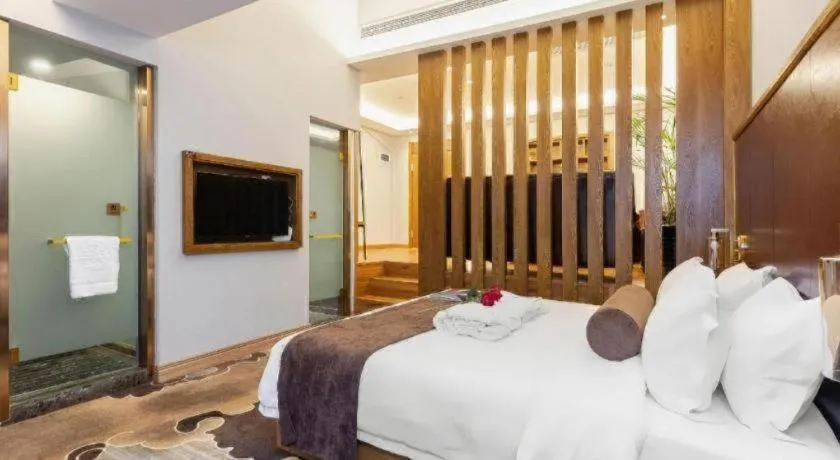 Bed in James Joyce Coffetel·Shanghai Zhuanqiao Wanda Plaza