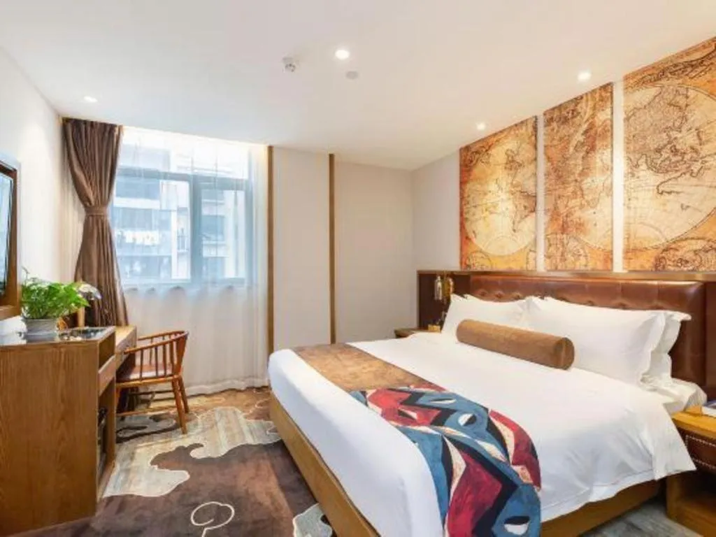 Bed in James Joyce Coffetel·Shanghai Zhuanqiao Wanda Plaza