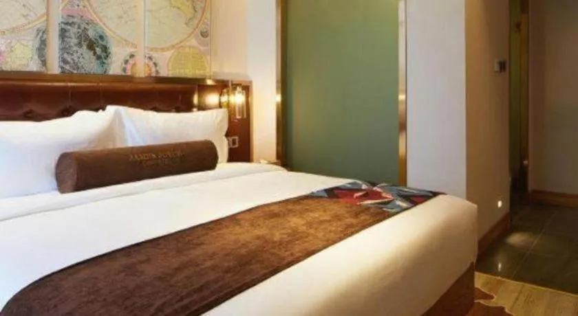Bed in James Joyce Coffetel·Shanghai Zhuanqiao Wanda Plaza