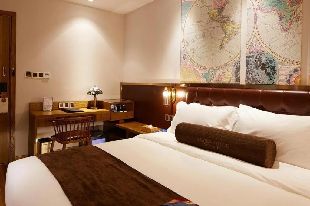 Bed in James Joyce Coffetel·Shanghai Zhuanqiao Wanda Plaza