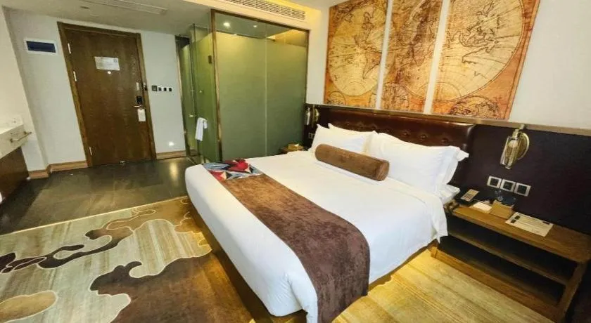 Bed in James Joyce Coffetel·Shanghai Zhuanqiao Wanda Plaza