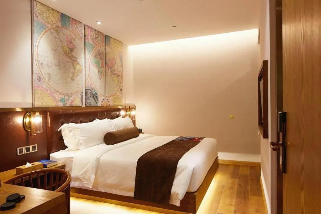 Bed in James Joyce Coffetel·Shanghai Zhuanqiao Wanda Plaza