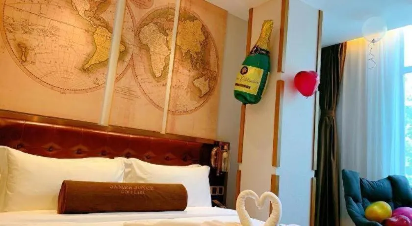 Bed in James Joyce Coffetel·Shanghai Zhuanqiao Wanda Plaza