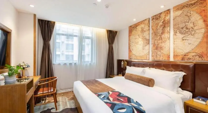 Bed in James Joyce Coffetel·Shanghai Zhuanqiao Wanda Plaza