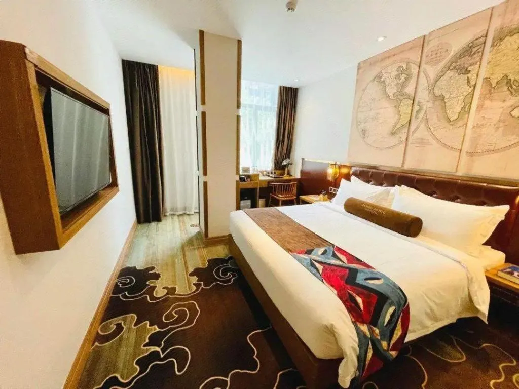 Bed in James Joyce Coffetel·Shanghai Zhuanqiao Wanda Plaza