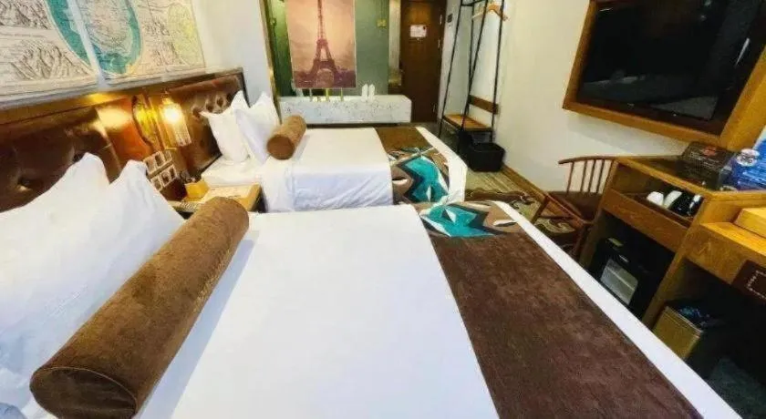 Bed in James Joyce Coffetel·Shanghai Zhuanqiao Wanda Plaza