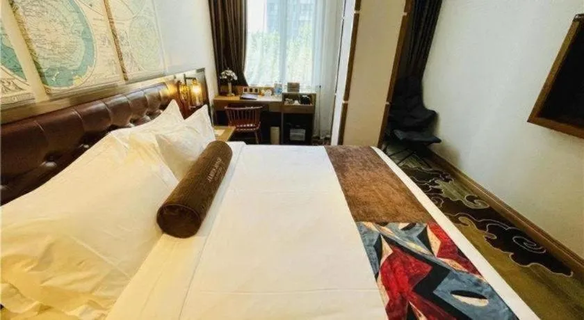Bed in James Joyce Coffetel·Shanghai Zhuanqiao Wanda Plaza