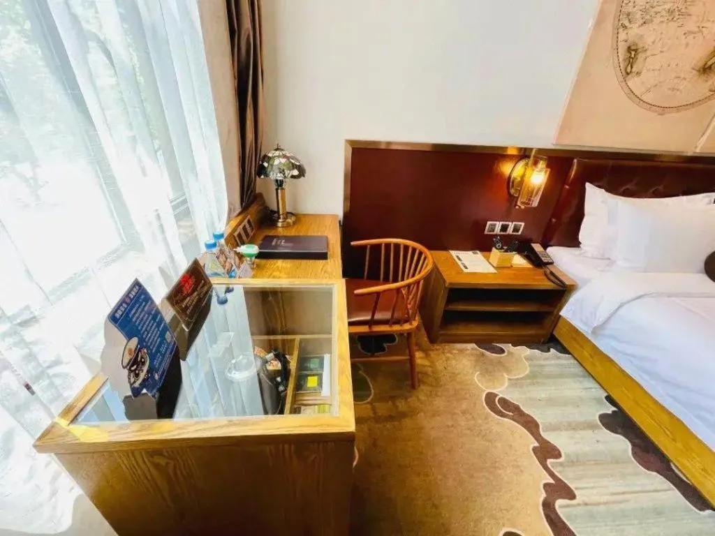 Bed in James Joyce Coffetel·Shanghai Zhuanqiao Wanda Plaza