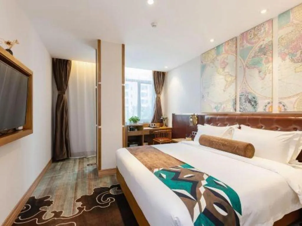 Bed in James Joyce Coffetel·Shanghai Zhuanqiao Wanda Plaza