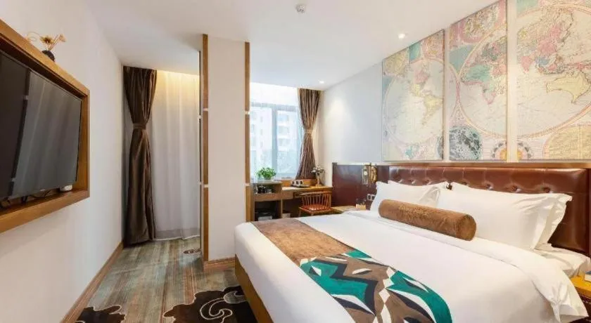 Bed in James Joyce Coffetel·Shanghai Zhuanqiao Wanda Plaza