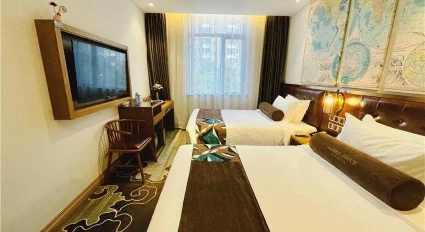 Bed in James Joyce Coffetel·Shanghai Zhuanqiao Wanda Plaza