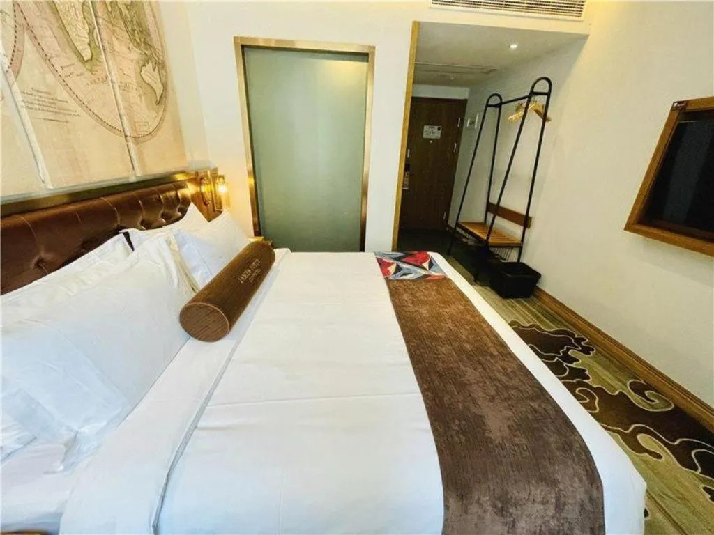 Bed in James Joyce Coffetel·Shanghai Zhuanqiao Wanda Plaza