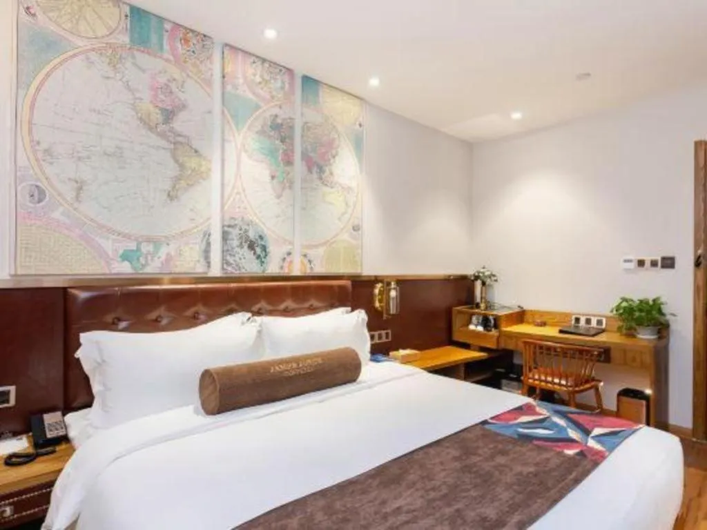 Bed in James Joyce Coffetel·Shanghai Zhuanqiao Wanda Plaza