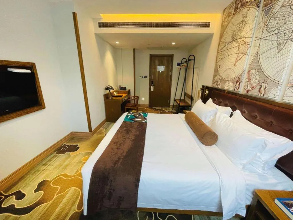 Bed in James Joyce Coffetel·Shanghai Zhuanqiao Wanda Plaza