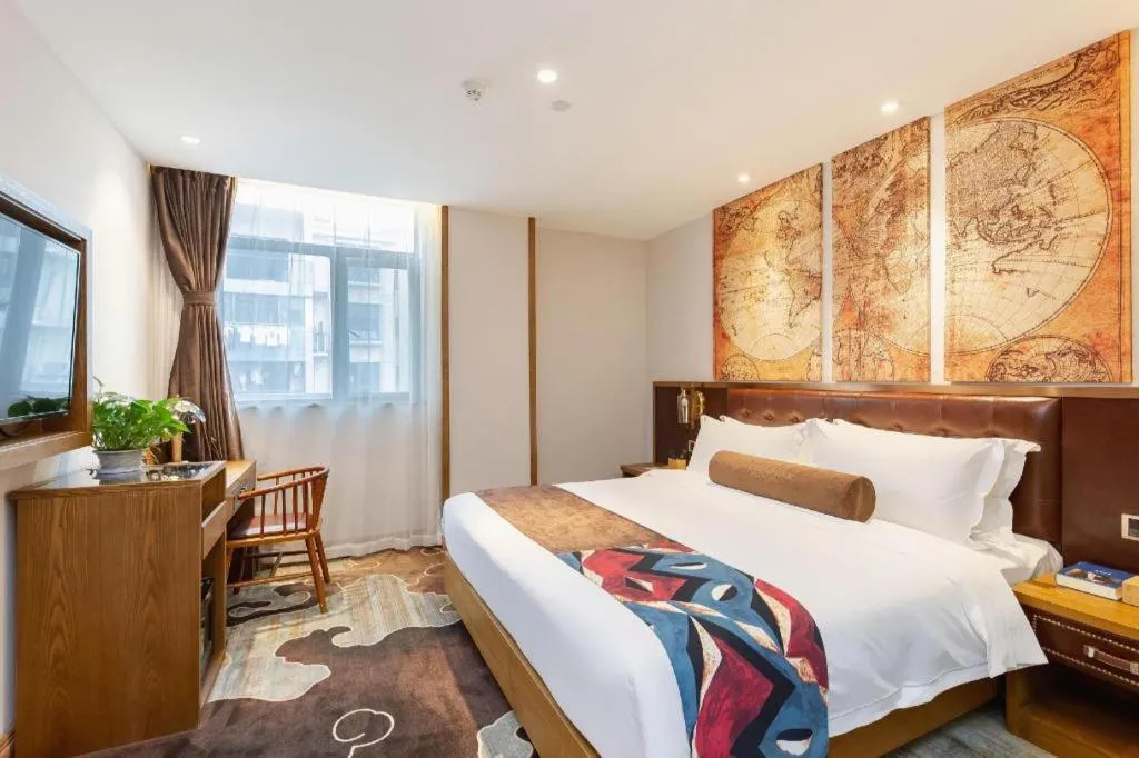 Bed in James Joyce Coffetel·Shanghai Zhuanqiao Wanda Plaza