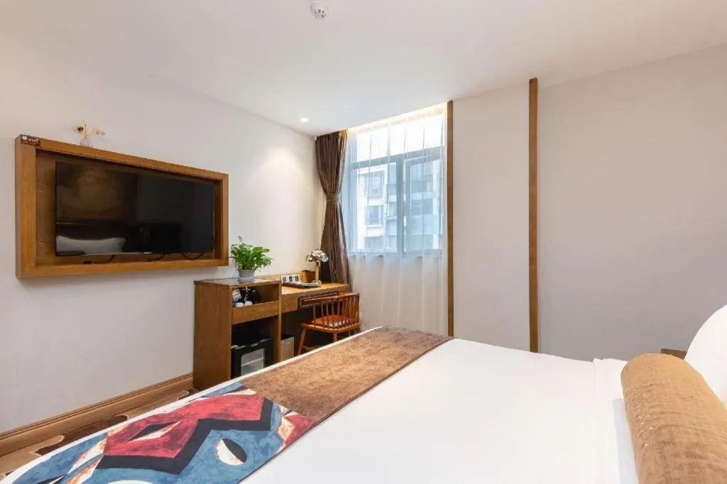 Bed in James Joyce Coffetel·Shanghai Zhuanqiao Wanda Plaza