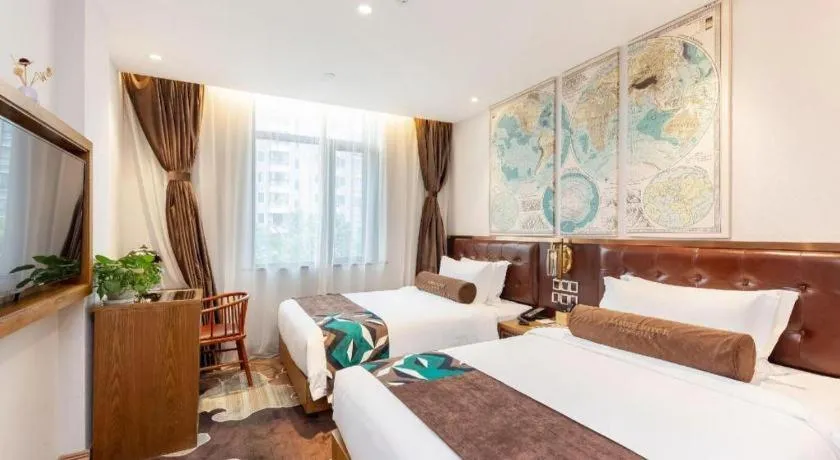 Bed in James Joyce Coffetel·Shanghai Zhuanqiao Wanda Plaza