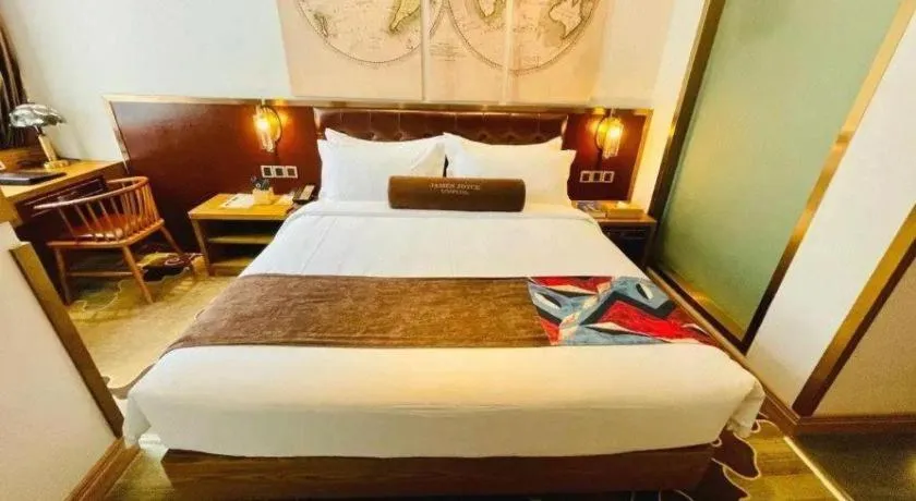 Bed in James Joyce Coffetel·Shanghai Zhuanqiao Wanda Plaza