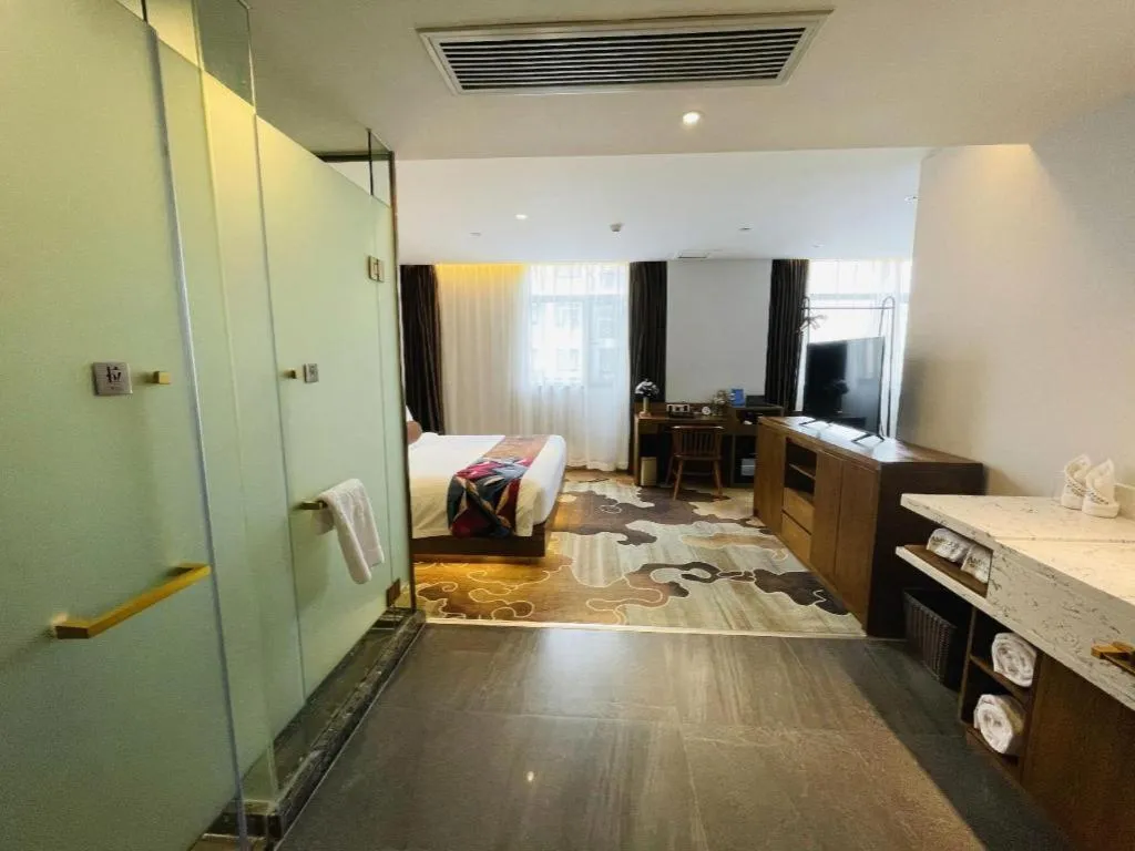 Bed in James Joyce Coffetel·Shanghai Zhuanqiao Wanda Plaza